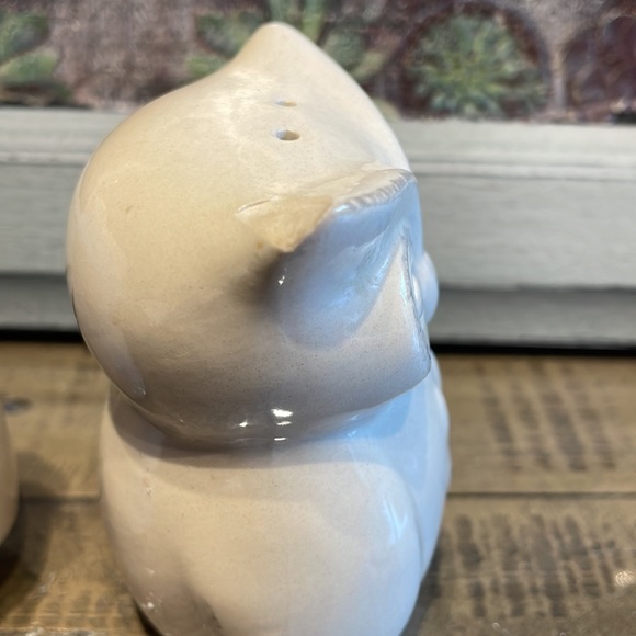 Vintage Owl salt & pepper shakers 4” - Picture 4 of 7